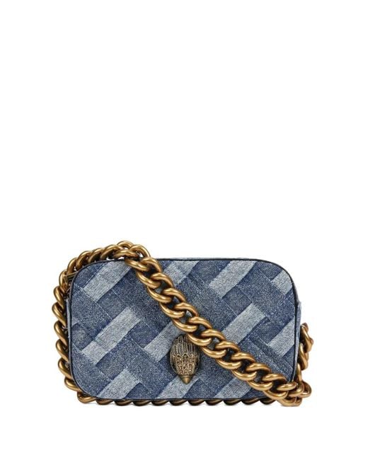 KG by Kurt Geiger Kensingtin デニムショルダーバッグ S Blue