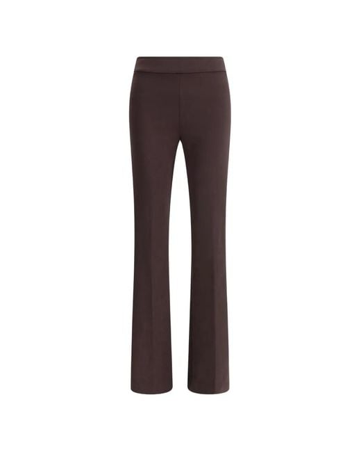 Avenue Montaigne Brown Flared Trousers