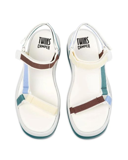 Camper Blue Flotup Sandals