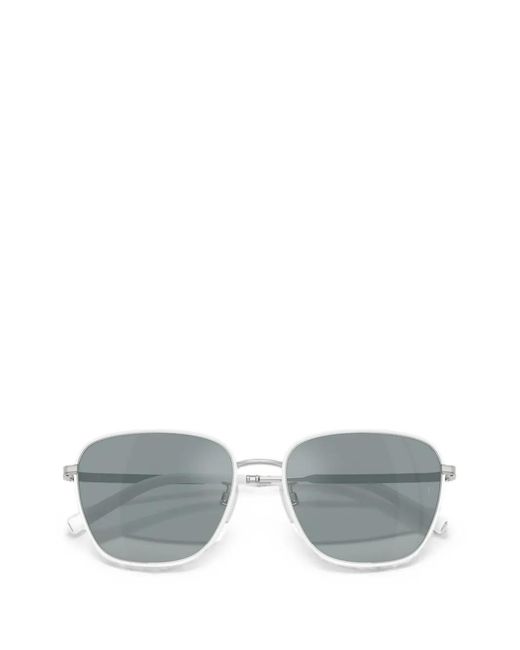 Oliver Peoples Gray R-18 Square-Frame Sunglasses