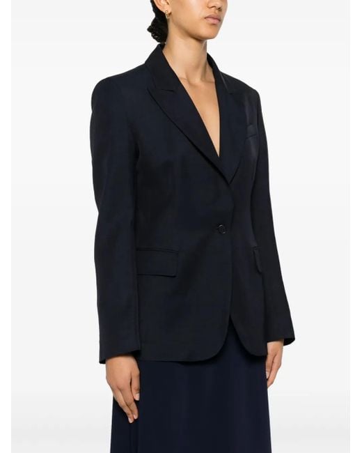 P.A.R.O.S.H. Blue Single-Breasted Blazer