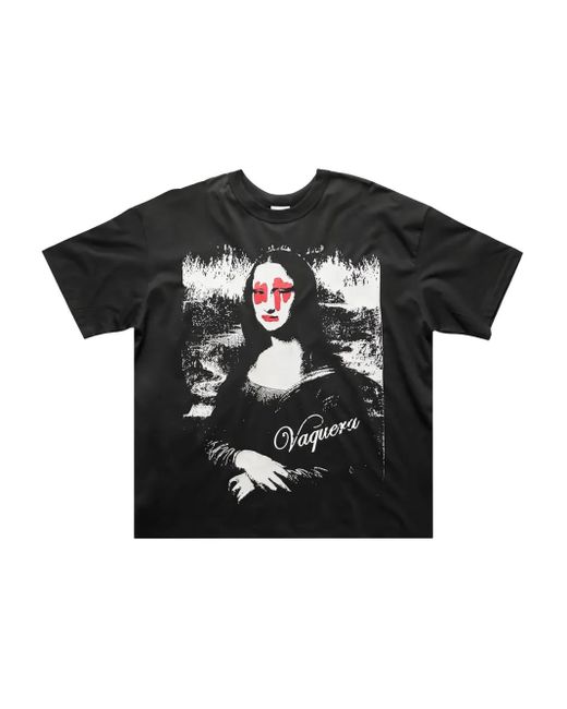 メンズ VAQUERA Mona Lisa Tシャツ Black