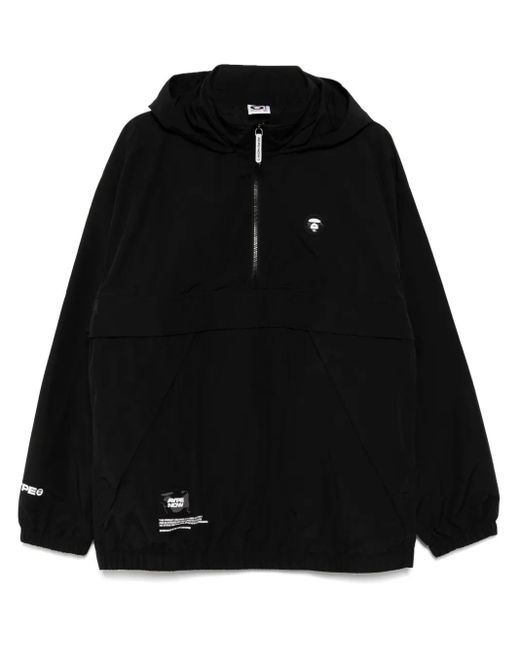 Aape By A Bathing Ape Aapenow Jack Met Halve Rits En Moonface-Logo in het Black voor heren