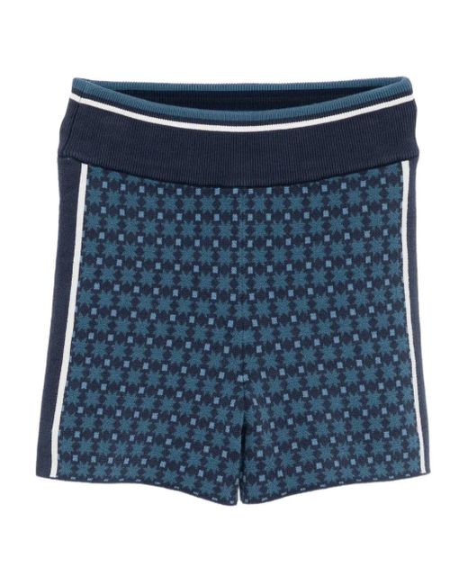 The Upside Blue Lumiere Shorts