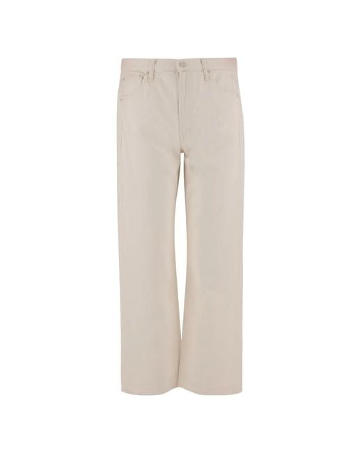 Mother White Dodger Skimp Jeans