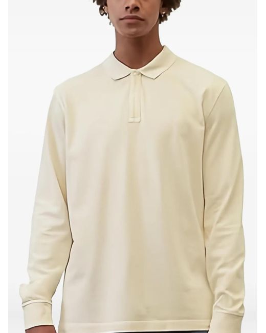Marc O' Polo Natural Long-Sleeve Polo Shirt for men