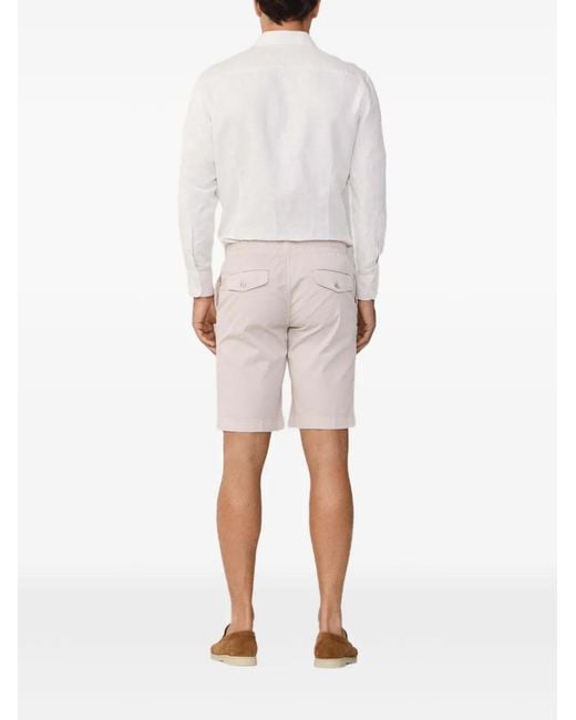 Hackett Natural Elasticated-Waistband Chino Shorts for men
