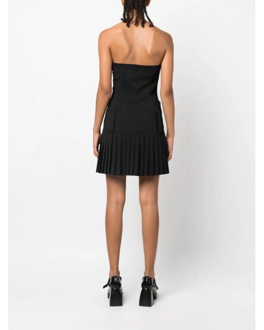 Moschino Black Heart Garbadine Minidress