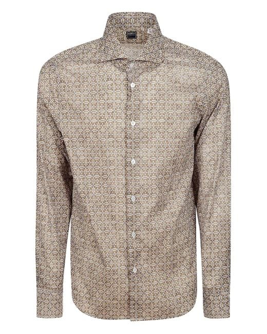 Camicia di Fedeli in Gray da Uomo