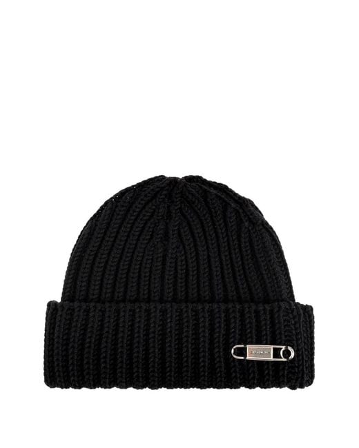 Berretto A Coste di Givenchy in Black da Uomo