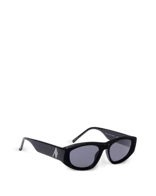 The Attico White Geometric Sunglasses