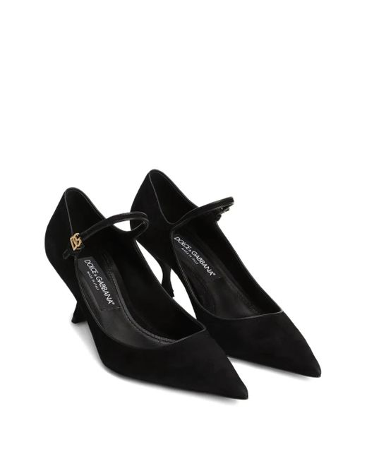 Dolce & Gabbana Black Pointed-Toe Pumps