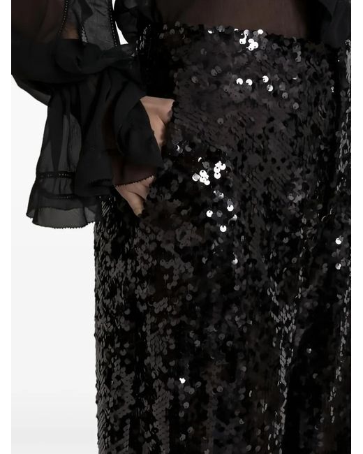 Alberta Ferretti Black Pants