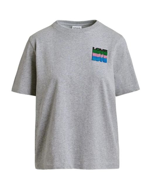 Essentiel Antwerp Gray T-Shirt Mit Logo