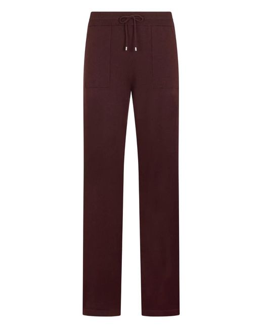 Malo Purple Drawstring Pocket Track Pants for men