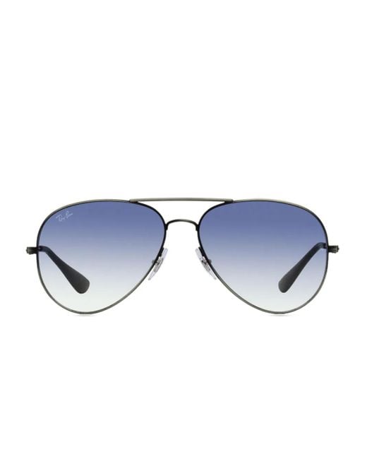 Ray-Ban Blue Aviator-Frame Sunglasses
