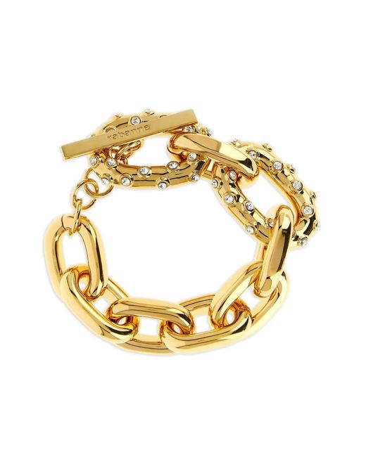 Rabanne Metallic Xl Link Bracelet