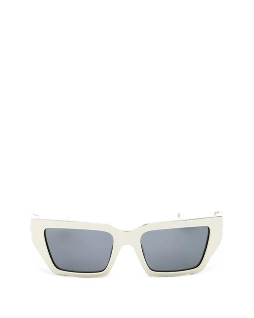 Roberto Cavalli White Logo-Detail Sunglasses