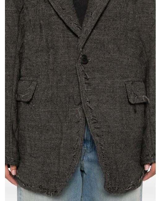 R13 Blazer Met Enkele Rij Knopen in het Black