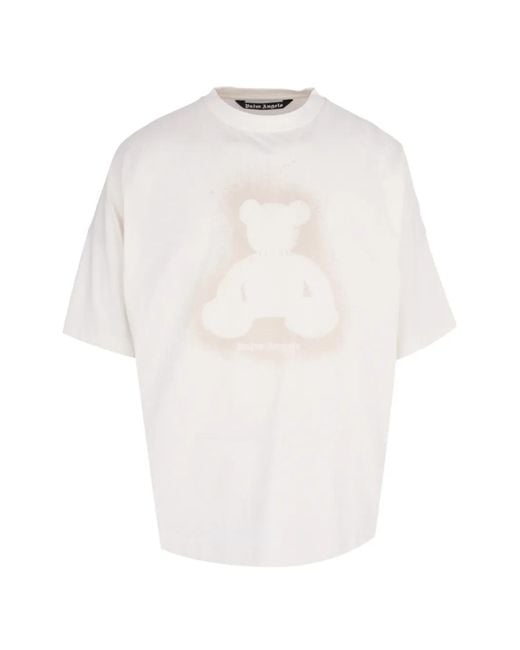 Palm Angels White T-Shirts And Polos for men