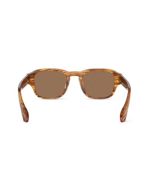 Alain Mikli Brown Square-Frame Sunglasses for men