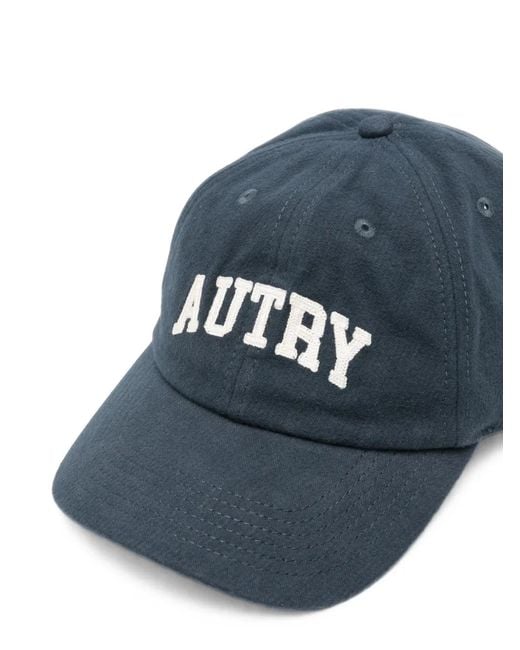 Autry Blue Logo-Embroidered Baseball Cap