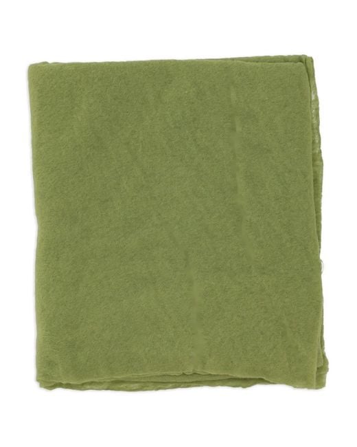 Botto Giuseppe Green Cashmere Scarf