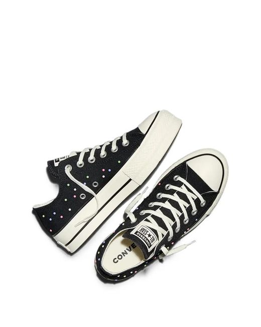 Converse White Chuck Taylor All Star Lift Platform Mini Studs Sneakers
