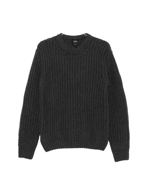 A.P.C. Ron Pullover in Black für Herren