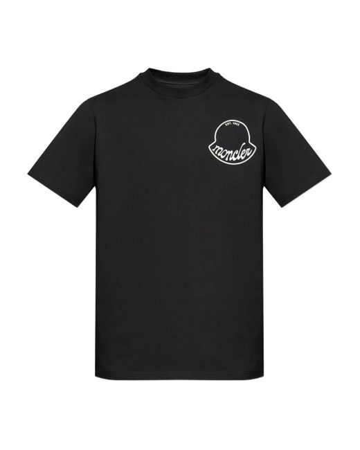 Moncler Black T-Shirts And Polos for men