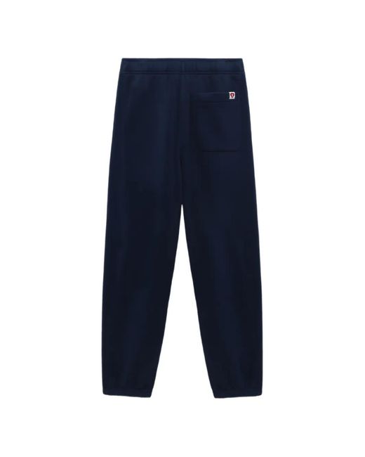 A Bathing Ape White Pantalon À Broderies