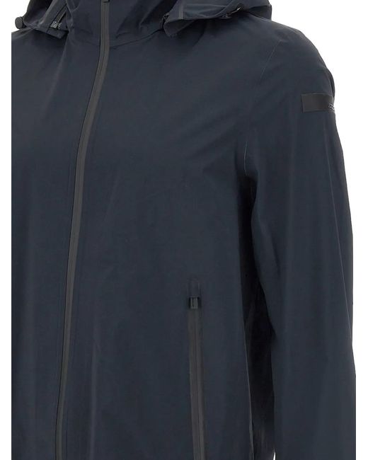 Rrd Blue Hooded Zip Jacket for men