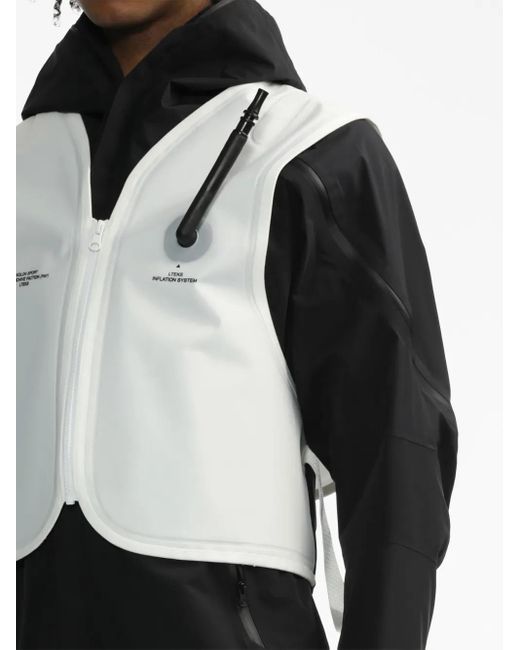Post Archive Faction PAF Black Lteks Hooded Jacket for men