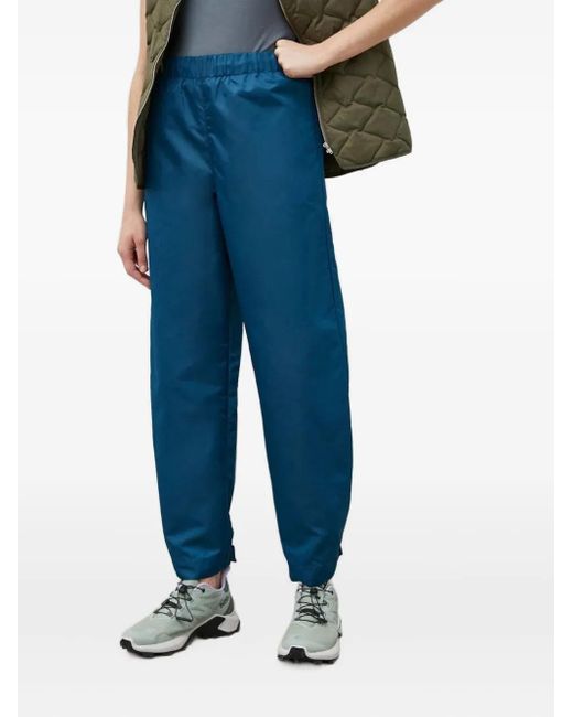 Lovechild Blue Elasticated-Waistband Cuffed Straight Trousers
