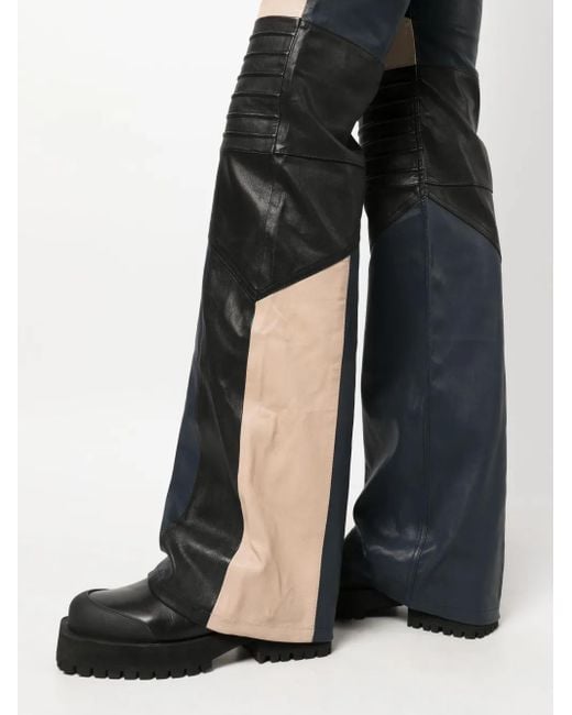Zadig & Voltaire Blue Schlaghose Mit Einsätzen