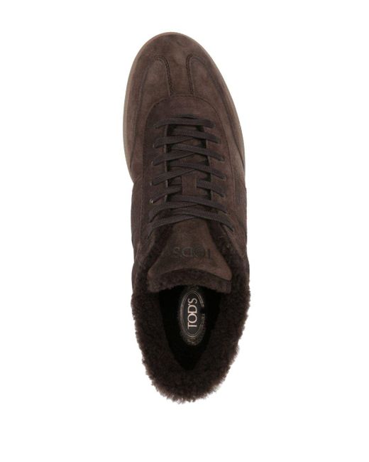 Tod's Brown Tabs Sneakers for men