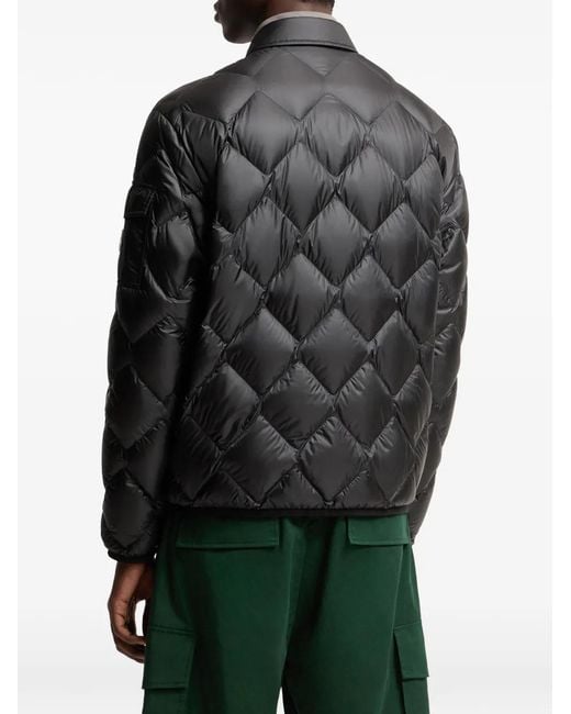 Moncler Black Quilted Jacket for men