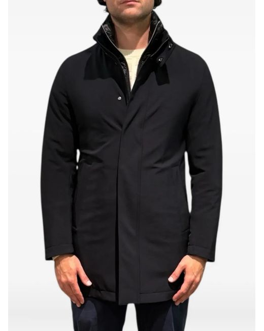 Montecore Black Long-Sleeve Padded Coat for men