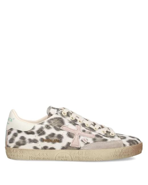 Premiata White Steven Sneakers