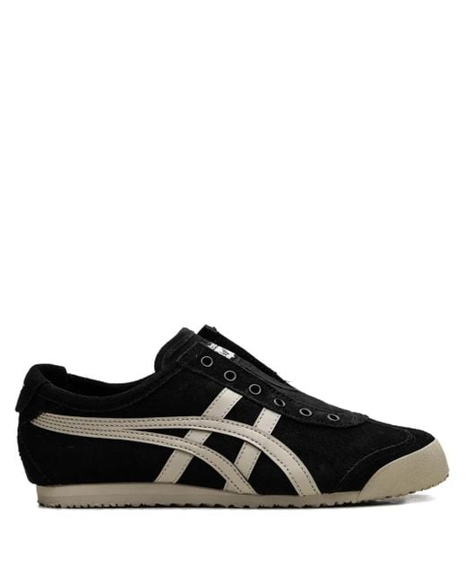 Onitsuka Tiger Black Mexico 66 Slip-On Sneakers