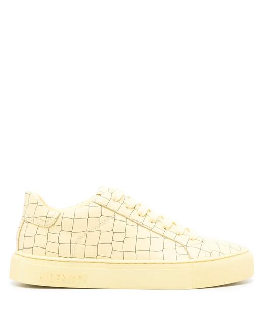 HIDE & JACK Natural Essence Croco Textured Sneakers