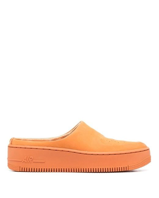 Nike Orange Air Force 1 Lover Xx Slippers