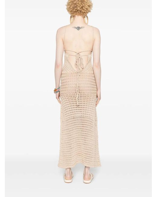 Alanui White A Love Letter To India Dress