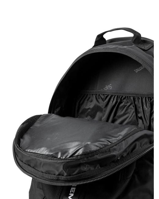 Supreme Black Logo Strap Backpack