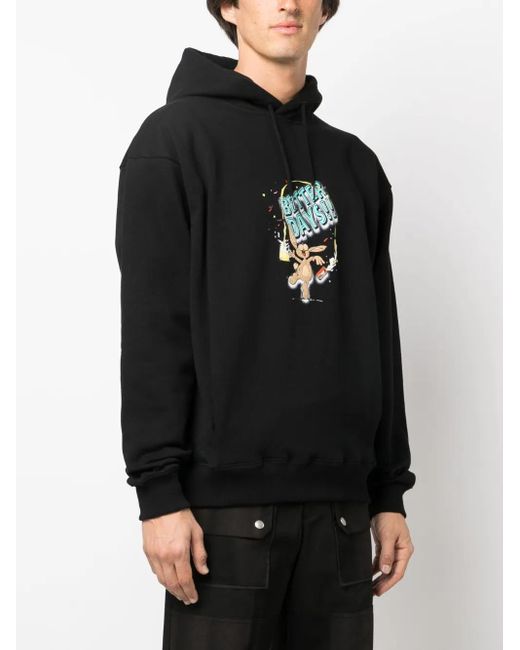 Martine Rose Black Logo Sweatshirt for men