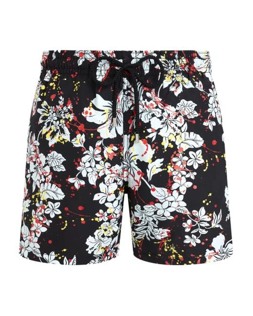 X Palm Angels Costume Da Bagno Flower Splash di Vilebrequin in Black da Uomo