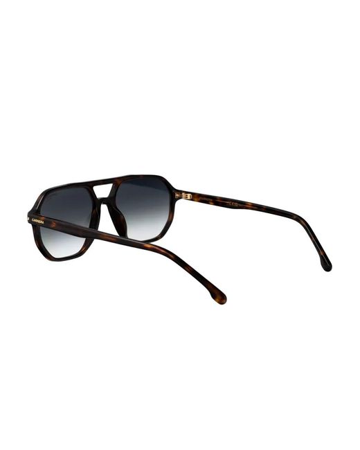 Carrera Black Geometric-Frame Sunglasses for men