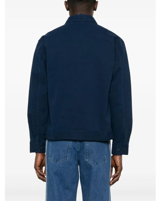 Xlarge Hemdjacke Mit Logo-Patch in Blue für Herren