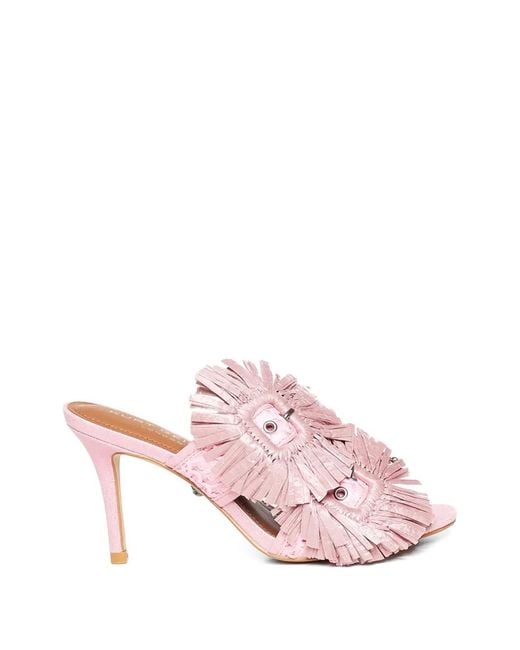 Kurt Geiger Pink Sandales À Bout Ouvert