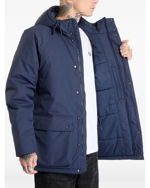 Fred Perry Blue Padded Jacket for men